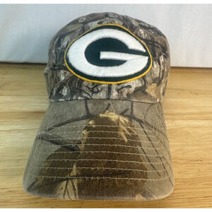 '47 Green Bay Packers MVP Realtree Camo Camoflage Adjustable Hat Dad Cap